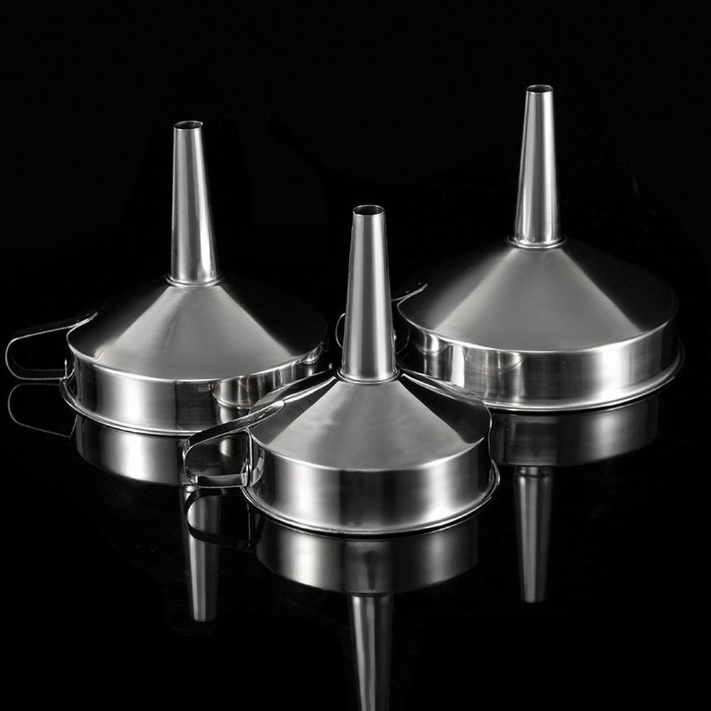 Kitchen Gadgets You Need - 1Pc Stainless Steel Cooking Oil Funnel