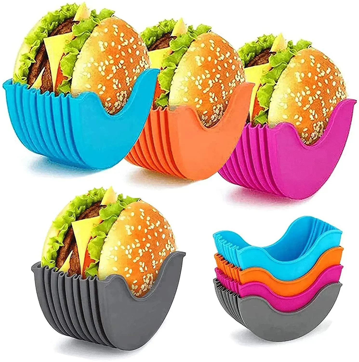 Kitchen Gadgets That Are Useful - Reusable Burger Rack Useful Gadgets Silicone
