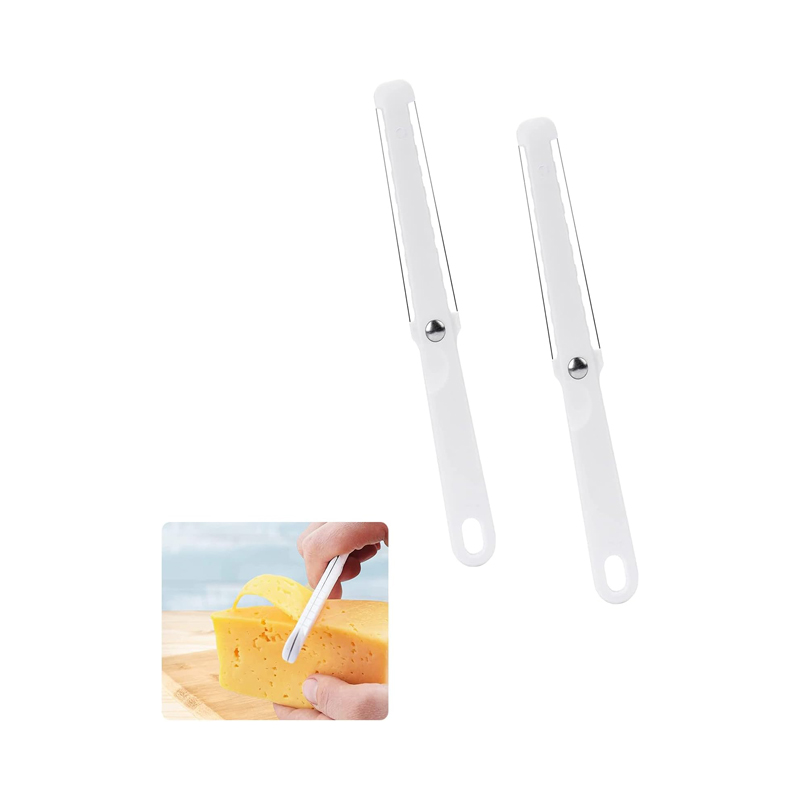 Kitchen Gadgets Wirecutter - 2Pcs Cheese Slicers Multifunctional Butter Wire