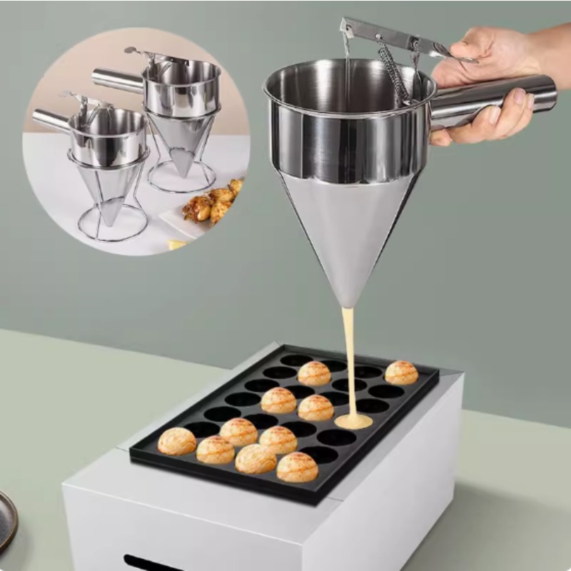 Kitchen Gadgets You Need - 600/1200ML Stainless Steel Liquid Funnel Dispenser,