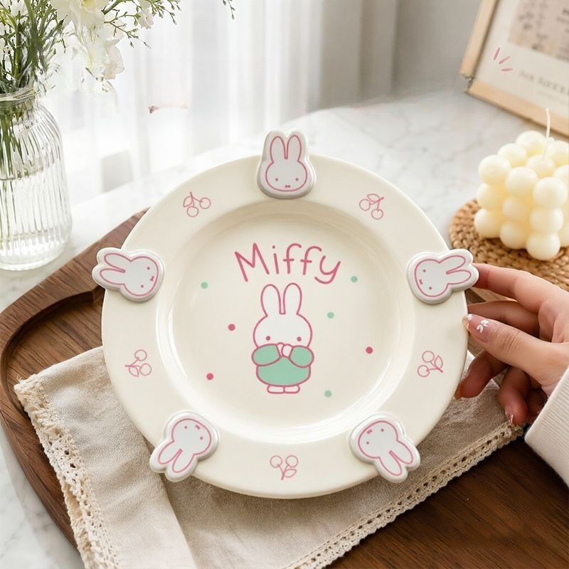 Kitchen Gadgets Gift - Anime Miffy Dinner Plate Ceramic Kitchen