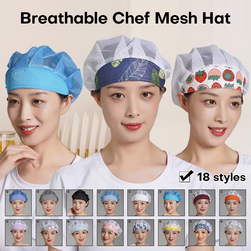 Kitchen Gadgets You Need - Men Women Chef Hat Dustproof Cooking
