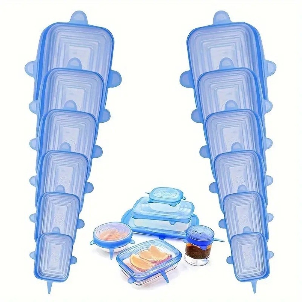 Kitchen Gadgets That Are Useful - 6PCS New Reusable Fresh-keeping Cover Non-slip