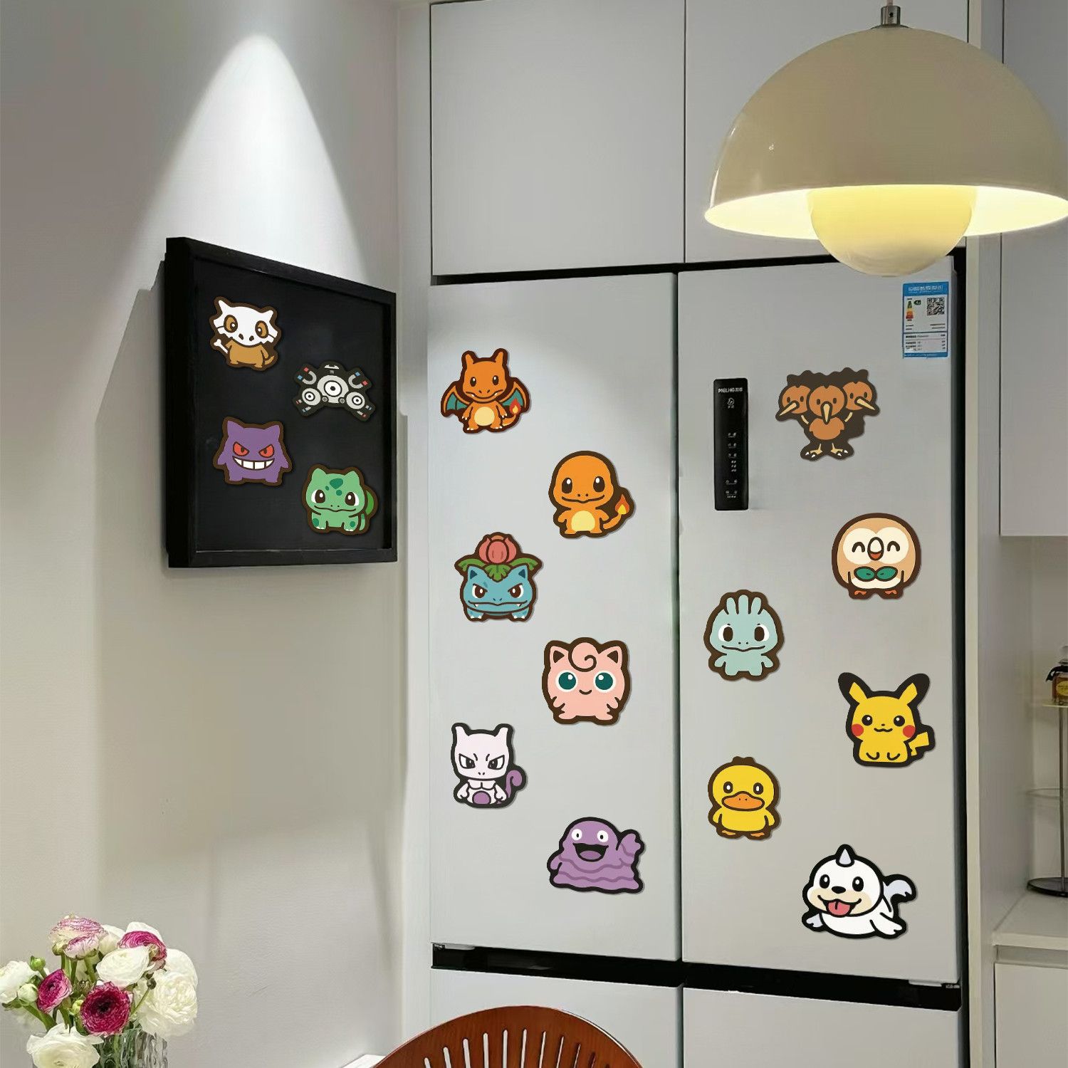 Kitchen Gadgets Website - Multiple‑style Pokemon Cartoon Fridge Magnet PVC