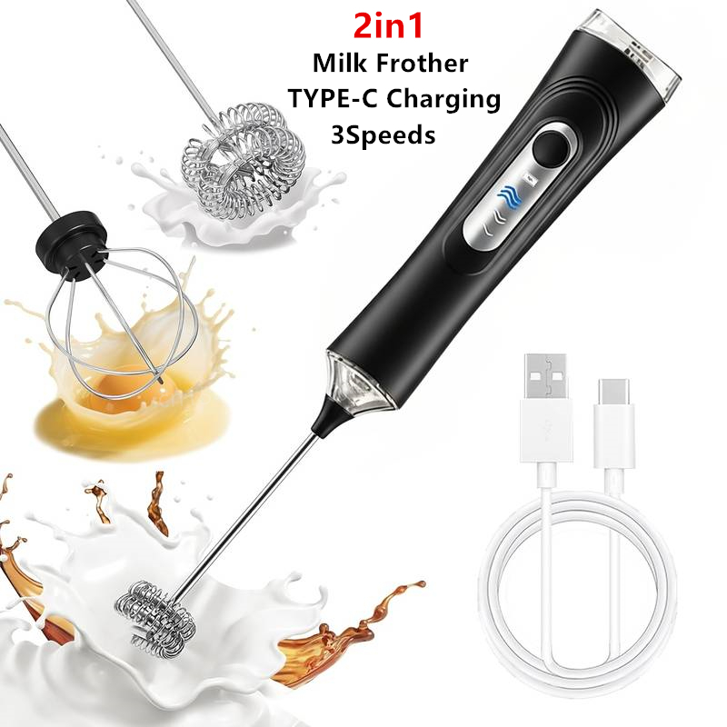 Electric Milk Frother Foamer + - Kitchen Gadgets Website 评论和价格