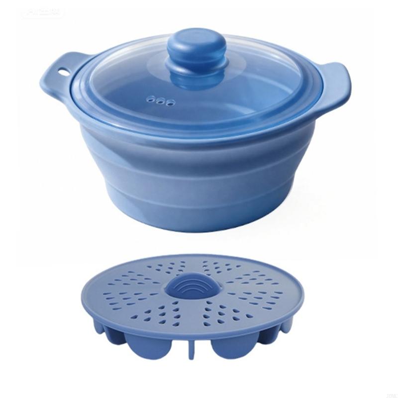 Silicone Microwave Steamer Pot - Silicone Steamer Basket 评论和价格