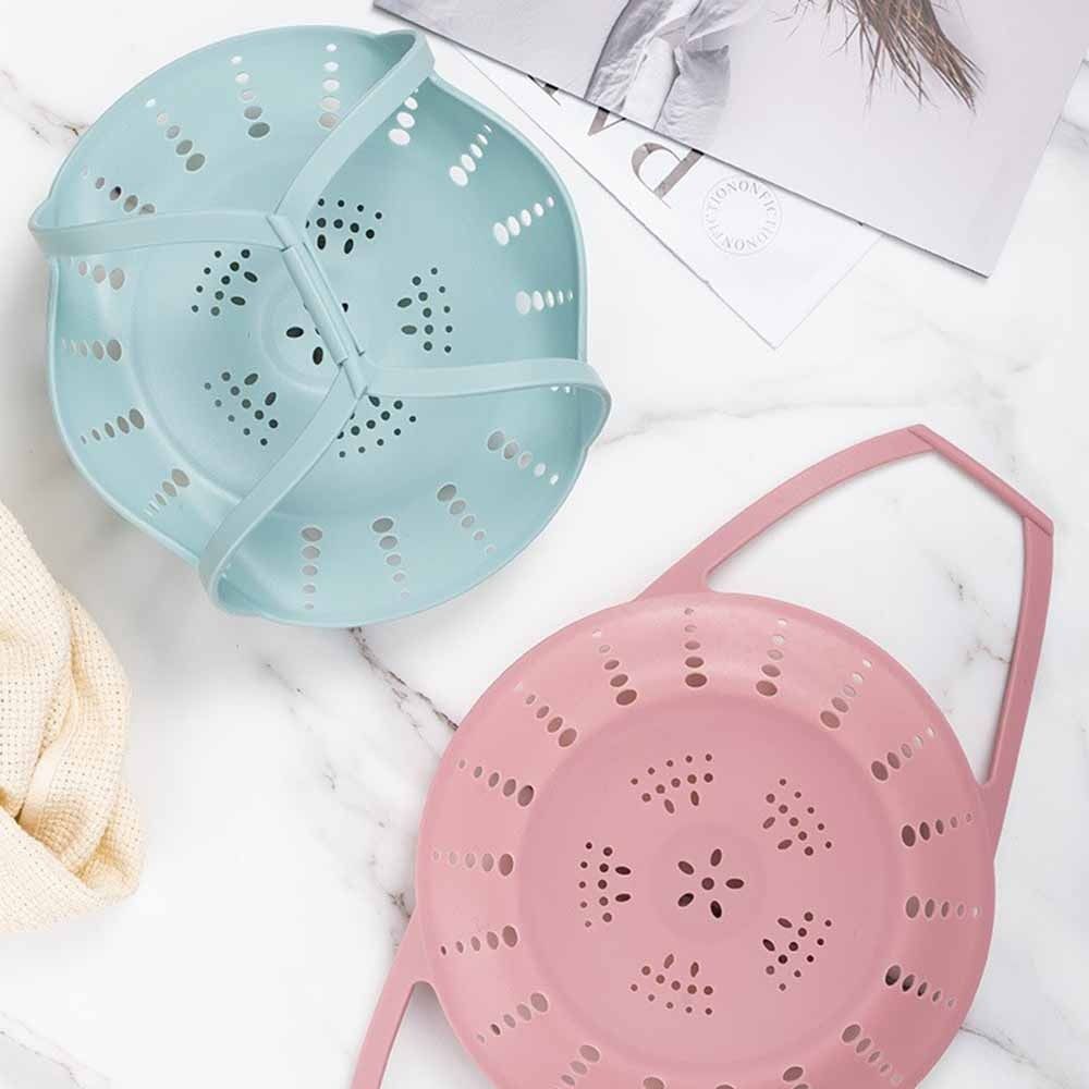 Long Handle Silicone Steamer B - Silicone Steamer Basket 评论和价格