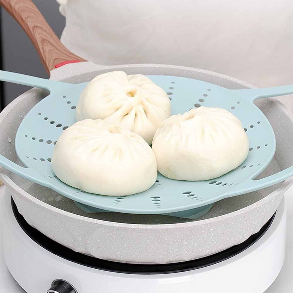 Long Handle Silicone Steamer B - Silicone Steamer Basket 评论和价格