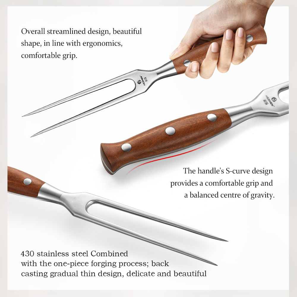 HEZHEN Barbecue Fork German St - Kitchen Gadgets Gift 评论和价格