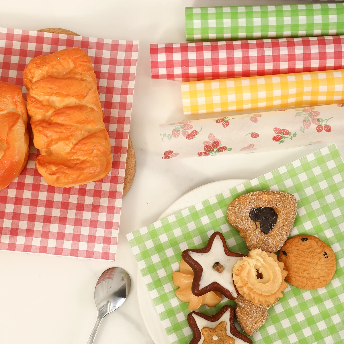 50Pcs Oilproof Wrapping Paper  - Kitchen Gadgets Gift 评论和价格