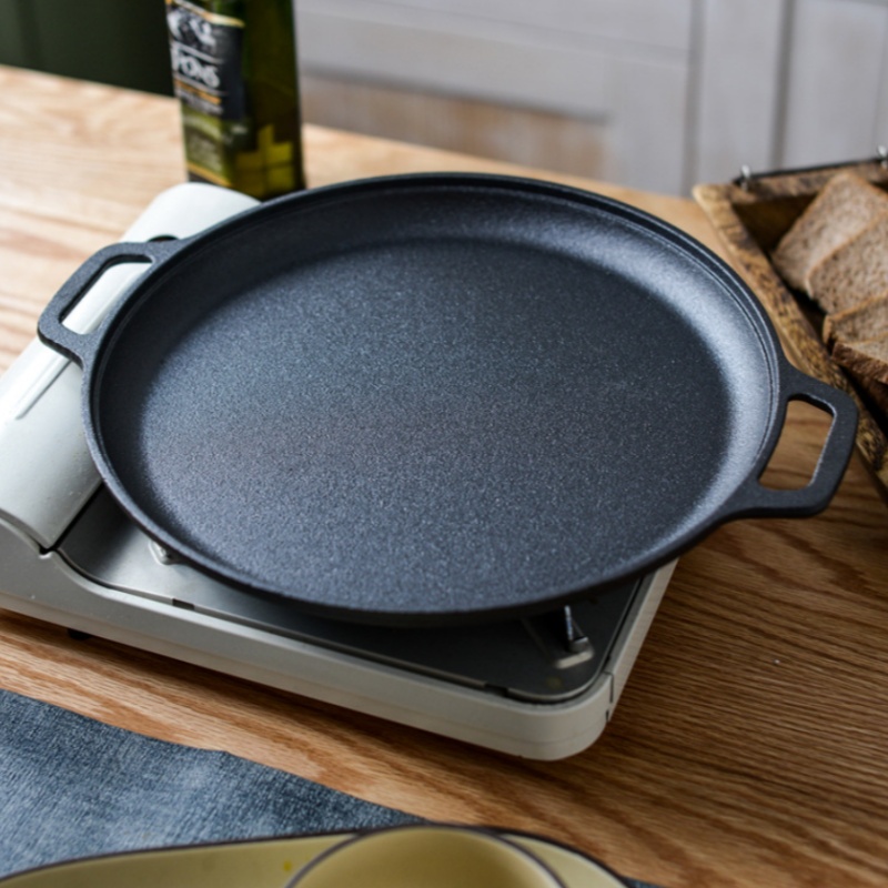 JUSTINLAU Double-Ear Frying Pa - Cast Iron Skillet 评论和价格