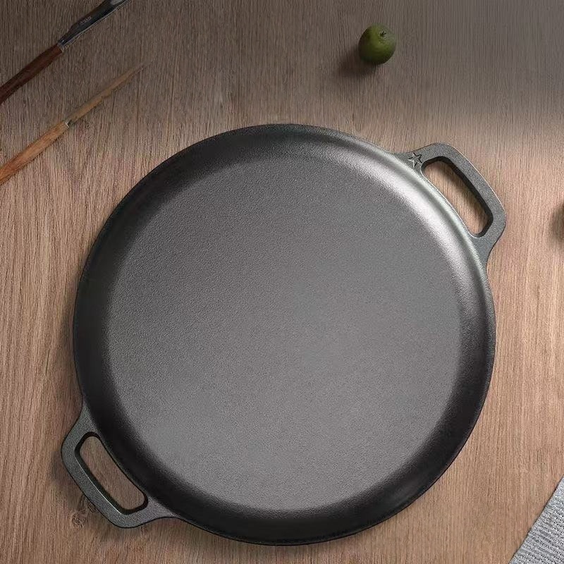 JUSTINLAU Double-Ear Frying Pa - Cast Iron Skillet 评论和价格