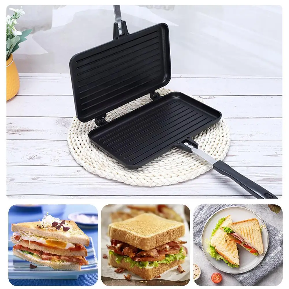 Double-Sided Frying Pan Non-St - Cast Iron Skillet 评论和价格