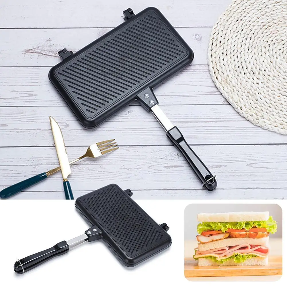 Double-Sided Frying Pan Non-St - Cast Iron Skillet 评论和价格