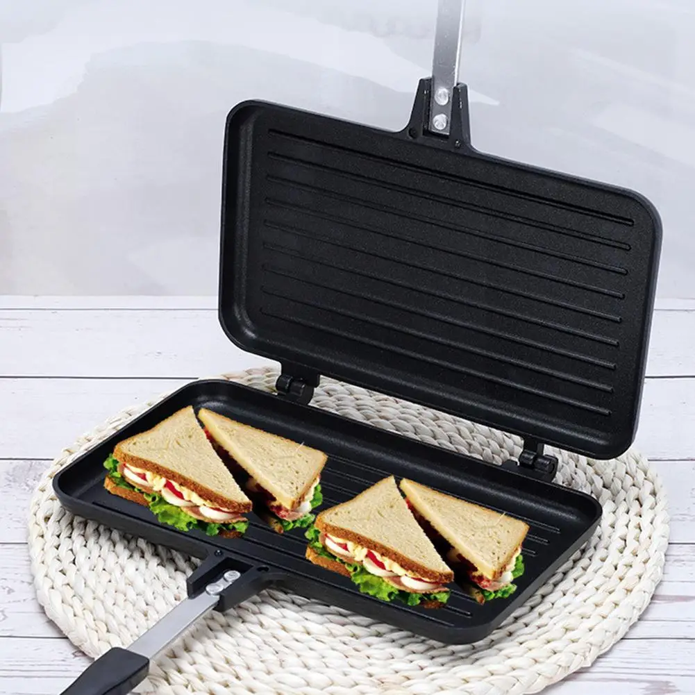 Double-Sided Frying Pan Non-St - Cast Iron Skillet 评论和价格