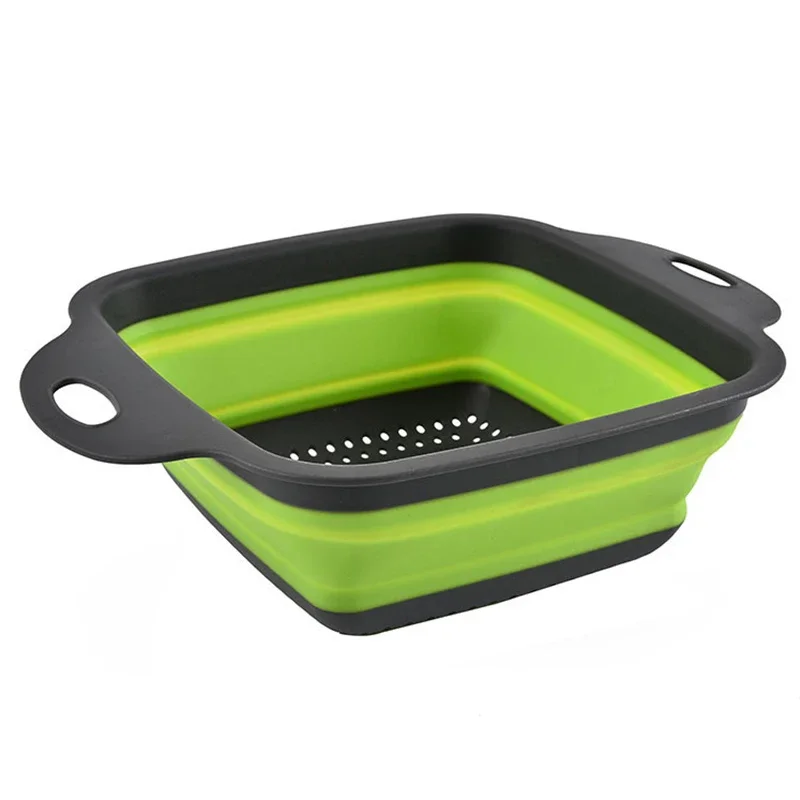 NEW Foldable Vegetable Washing - Silicone Steamer Basket 评论和价格