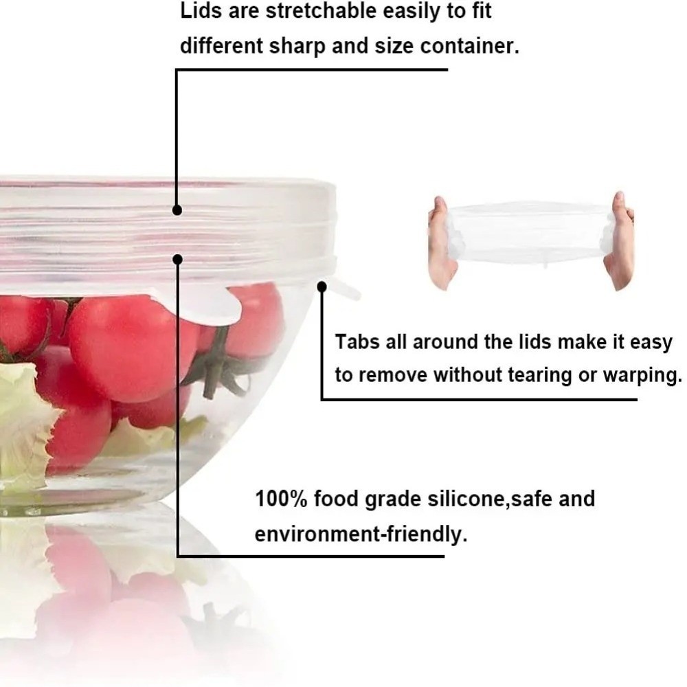 6PCS New Reusable Fresh-keepin - Kitchen Gadgets That Are Useful 评论和价格