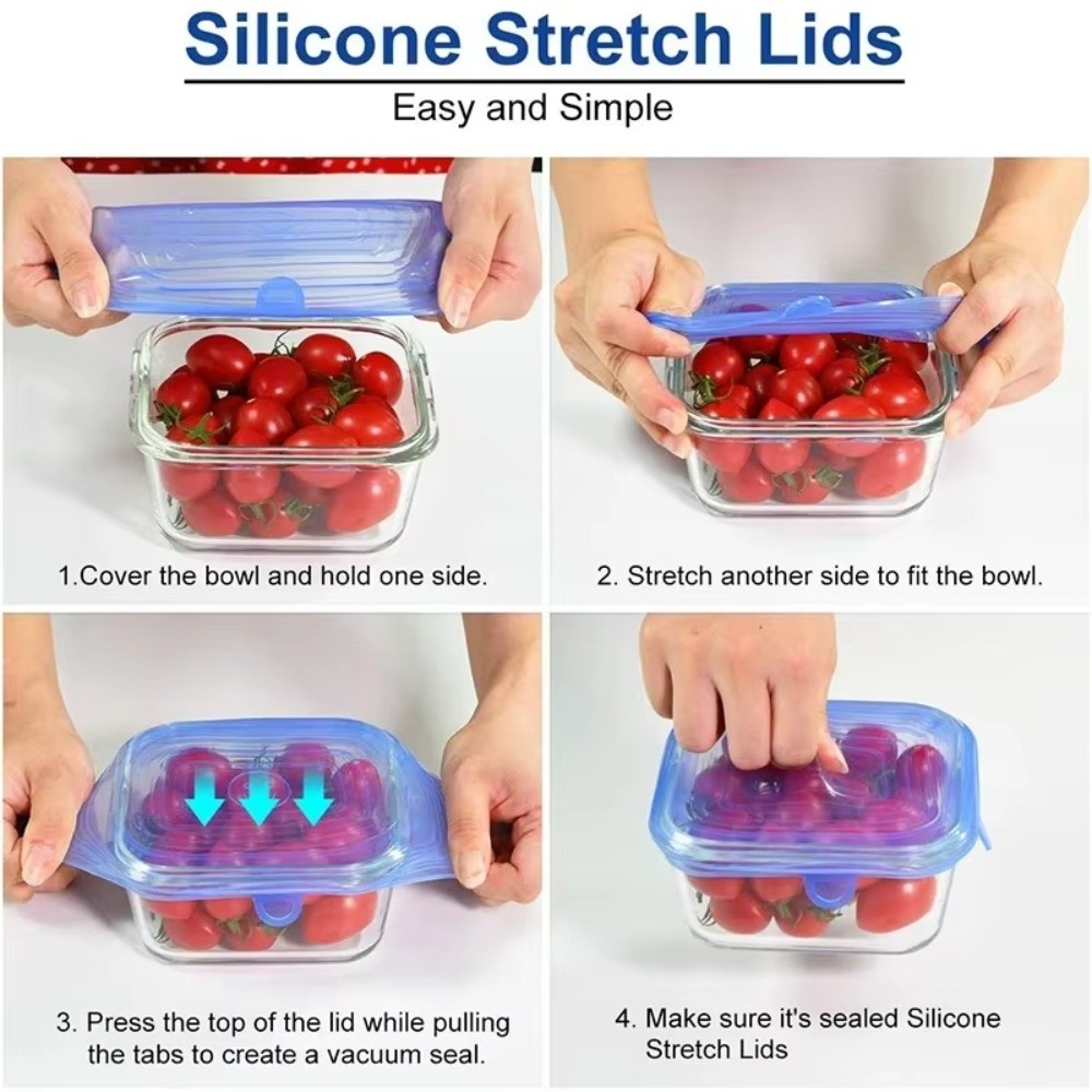 6PCS New Reusable Fresh-keepin - Kitchen Gadgets That Are Useful 评论和价格