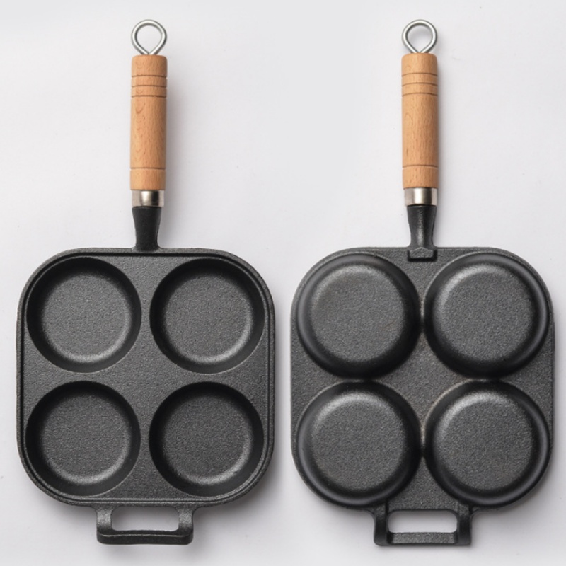 JUSTINLAU 2/4-Hole Cast Iron O - Cast Iron Skillet 评论和价格