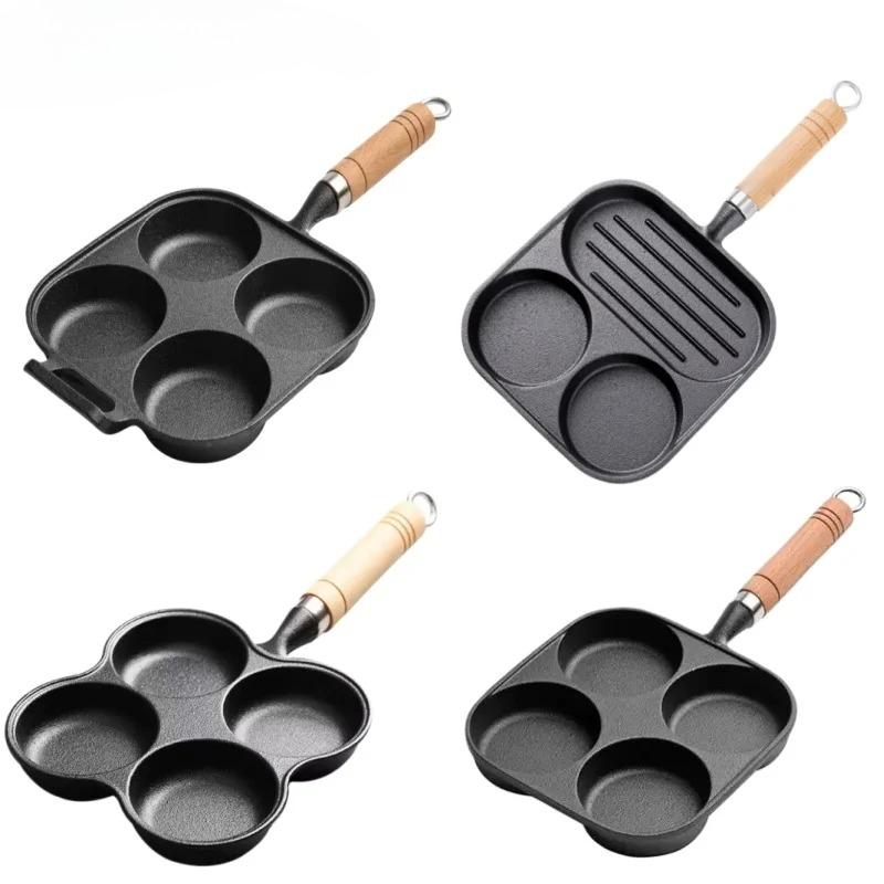 JUSTINLAU 2/4-Hole Cast Iron O - Cast Iron Skillet 评论和价格