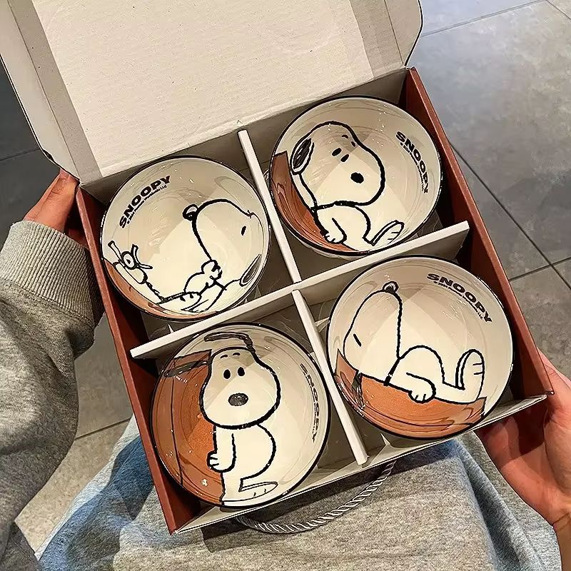 New Cute Snoopy Tableware Cera - Kitchen Gadgets Gift 评论和价格