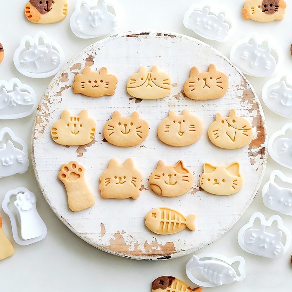 Cute Kitten DIY Stamp Cookie C - Kitchen Gadgets Website 评论和价格