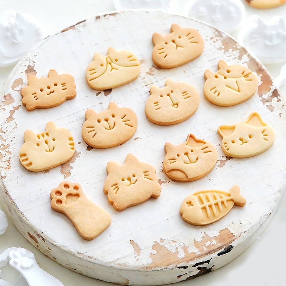 Cute Kitten DIY Stamp Cookie C - Kitchen Gadgets Website 评论和价格