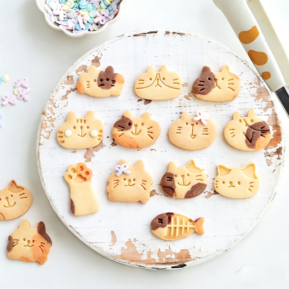 Cute Kitten DIY Stamp Cookie C - Kitchen Gadgets Website 评论和价格