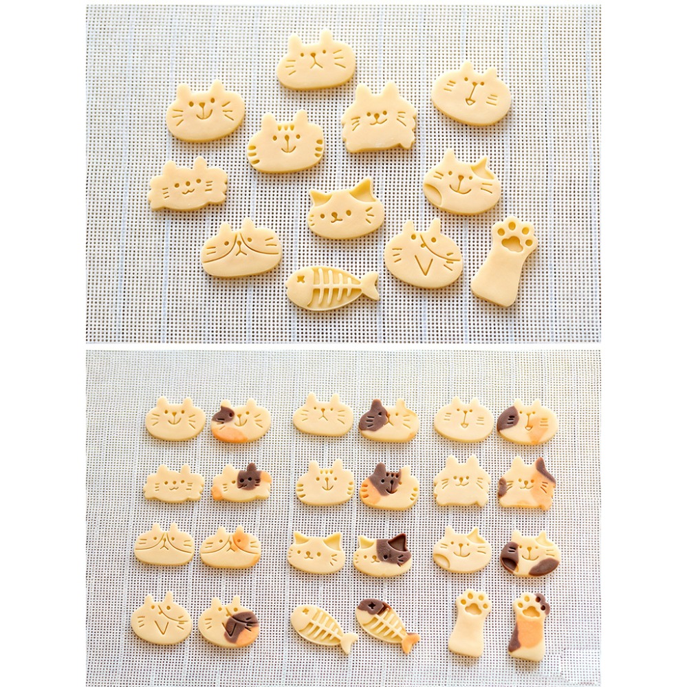 Cute Kitten DIY Stamp Cookie C - Kitchen Gadgets Website 评论和价格