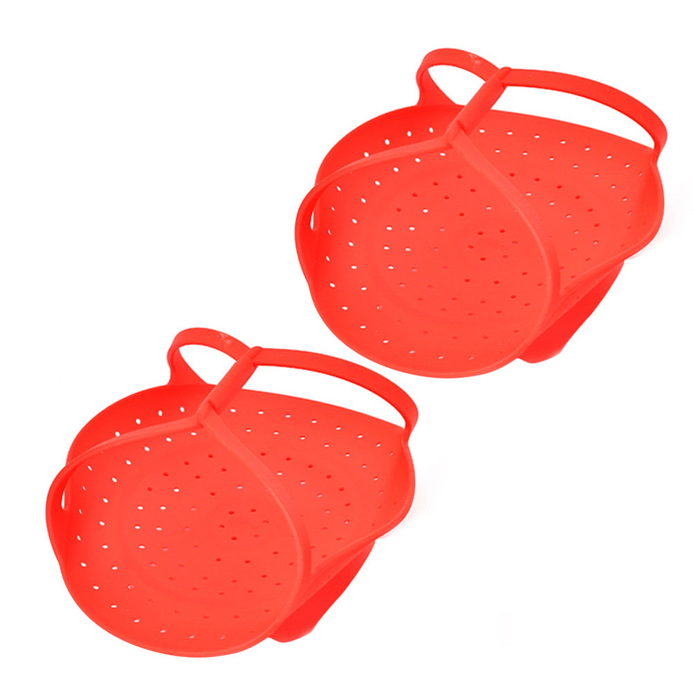 2pcs Foldable Silicone Steamer - Silicone Steamer Basket 评论和价格