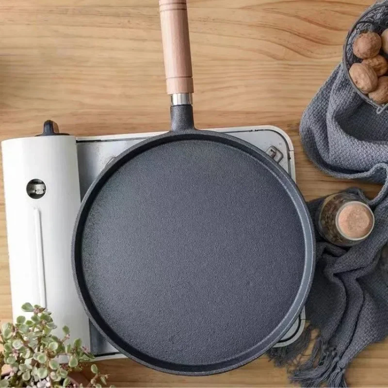 20cm Cast Iron Skillet Wooden  - Cast Iron Skillet 评论和价格